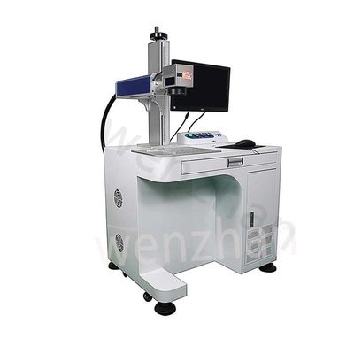 ডেস্কটপ ফাইবার লেজার মার্কিং মেশিন 10/20/30/100W পাওয়ার এবং 7000mm/s মার্কিং গতি সঙ্গে