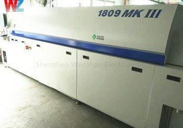 1250mm উচ্চতা Heller রিফ্লো ওভেন, 1809 MKIII গরম বায়ু রিফ্লো ওভেন