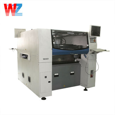সেকেন্ড হ্যান্ড স্যামসাং এসএমটি মেশিন HANWHA SM421 এসএমটি পিক অ্যান্ড প্লেস মেশিন