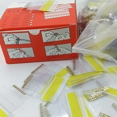 গুণ হলুদ এসএমটি ডাবল স্প্লাইস টেপ সহ তামা ক্লিপ বাকল 8 মিমি 12 মিমি 16 মিমি উপাদান স্প্লাইসিংয়ের জন্য কারখানা